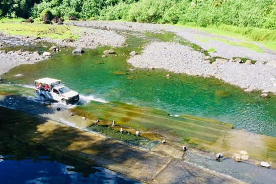 4x4 Safari Tour in the Heart of Tahiti Waterfall Authentic Nature