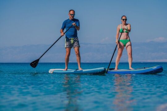 Dia Island with SUP Safari and Catamaran Cruise