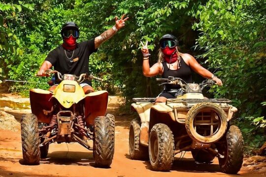 Cozumel Jungle ATV tour with Tequila Tasting