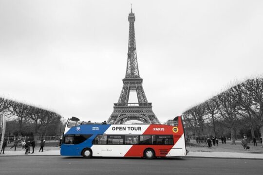 Paris City Tour by Bus with Seine River Cruise