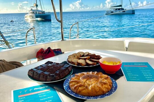 Private Catamaran Excursion to Tintamarre with Snorkeling