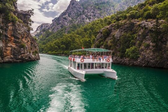 Green Canyon Boat Tour from Alanya Included lunch and Drinks