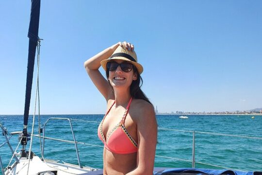 Perfect Plan Sun Sea and Cava in a Sailboat Chill in Barcelona