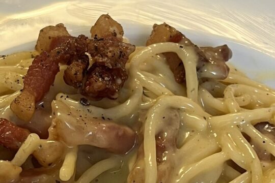 Civitavecchia private cooking lesson Carbonara and Tiramisu