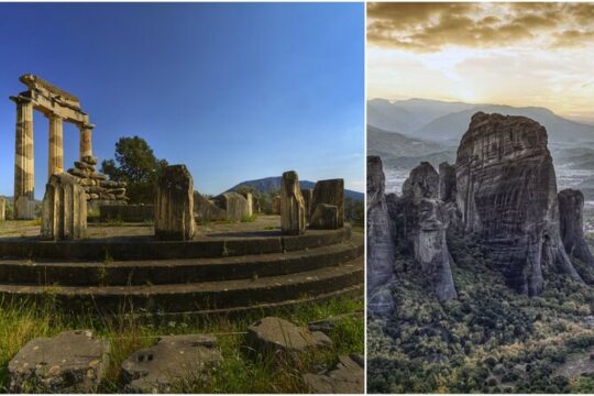 2 days Spanish guided tour in Delphi and Meteora