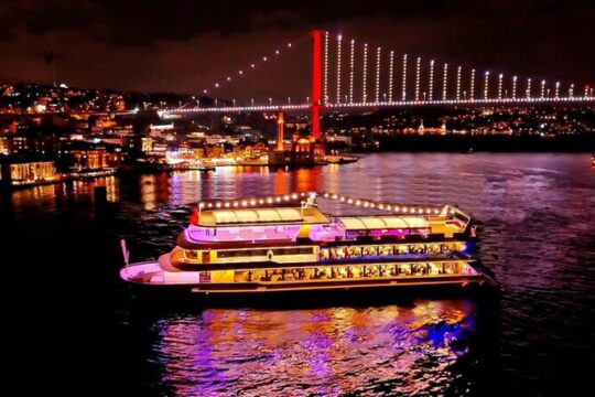 Istanbul Bosphorus Dinner Cruise with Turkish Night Show