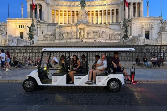 Rome Sightseeing Ride by Golf Cart