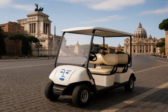 Rome Secret Spots on a Golf Cart (Private or Shared)