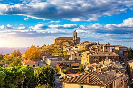 Montepulciano Montalcino and Cortona Guided Tour
