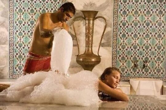 Turkish Bath and Treatment Hamam with Hotel Transfer in Side