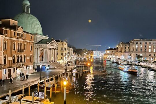 Guided Walking Tour in Venice by Night Crowd