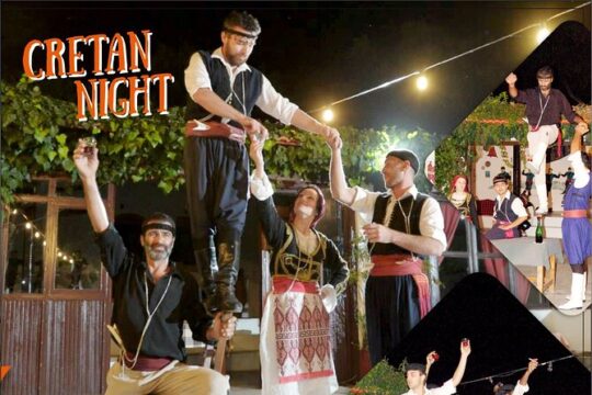 Cretan Evening with Traditional Dinner and Dance Show