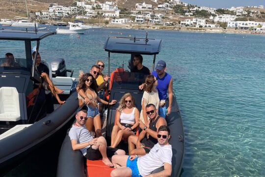 5-Hour High Speed Boat Mykonos Tour Adventure