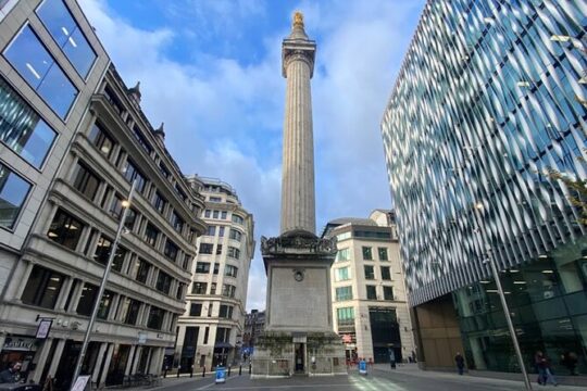 London: Great Fire Monument Ticket and Digital Audio Tour
