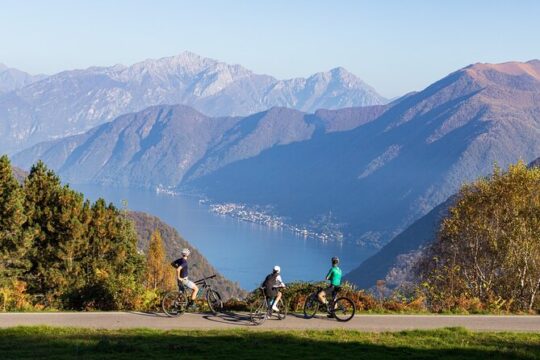 Mountain E Bike Adventure with Stunning Lake Como Views