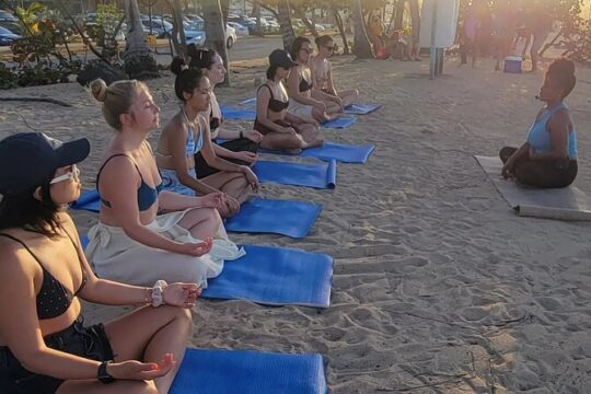 Sunset Yoga Beach Class
