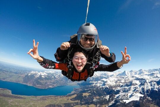 From Geneva Skydive Adventure in Interlaken
