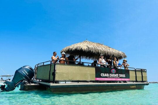 Crab Island Tiki Boat