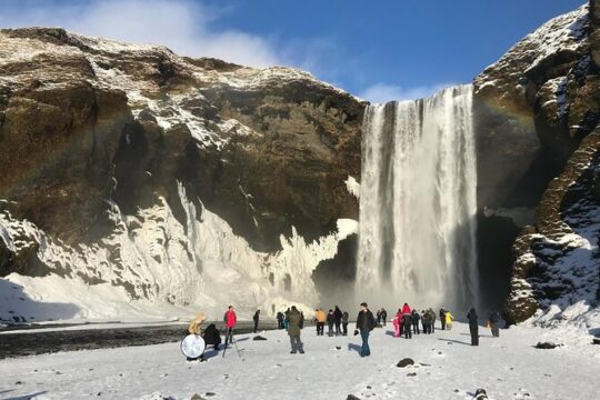 3 Days Shared Minivan Winter Iceland South Coast & Golden Circle