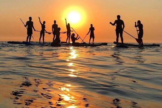 Sunset Sunrise or Full Moon Paddle Surf Experience