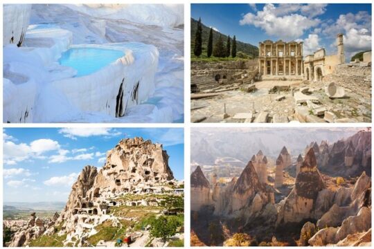 5 Day Pamukkale Ephesus and Cappadocia Tour with Flights