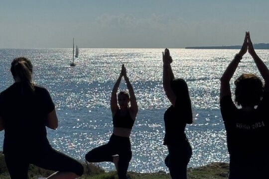 Yoga lesson with sea view in Ortigia