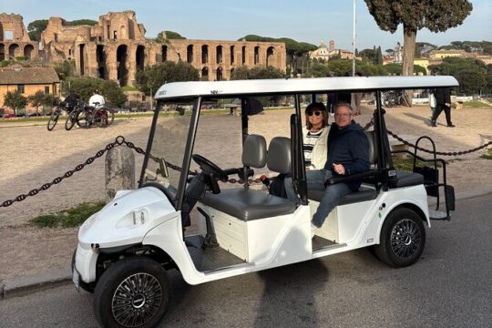 Ancient Appia and Roman Catacombs Private Tour with Golf Cart