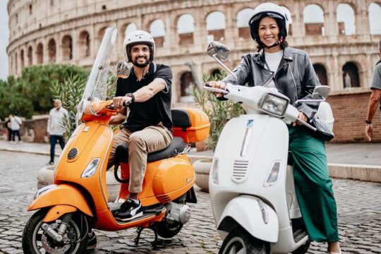 Classic Rome Vespa Tour History Views and Fun
