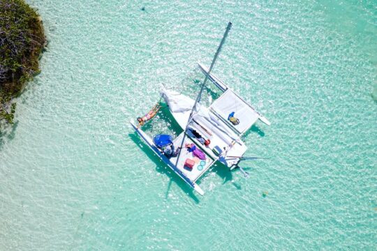 Bacalar Secret Private Sailboat Adventure Nature Club Playa