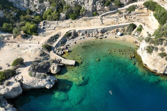 Athens Lake Vouliagmeni and Heraion Sunset and Swim