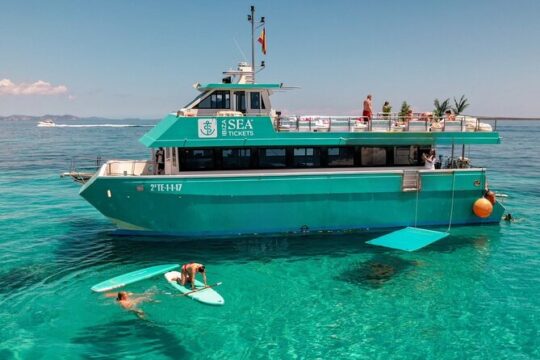 Exclusive Formentera Catamaran with VIP Balinese Beds and Paella