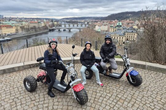 Prague's Panoramic Viewpoints & Sightseeing on Electric Trike