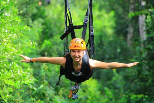 Tulum Ruins with Jungle Thrills, Snorkel, Zipline and Rappel