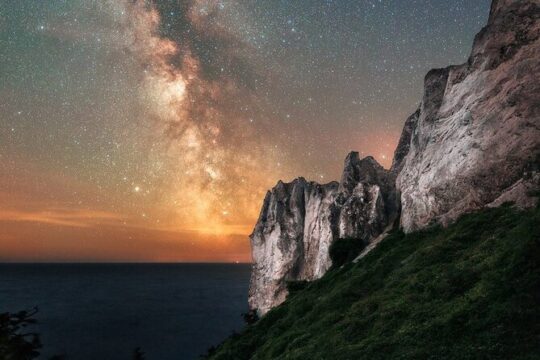 Dark Sky Getaway Stargazing at Mons Klint from Copenhagen