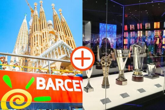 Barcelona Hop On Hop Off & Spotify Camp Nou Tour F.C. Barcelona