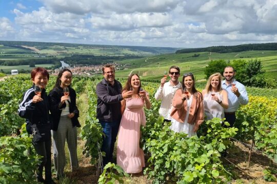 Champagne Tour: 3 family estates, 10 Tastings & Lunch