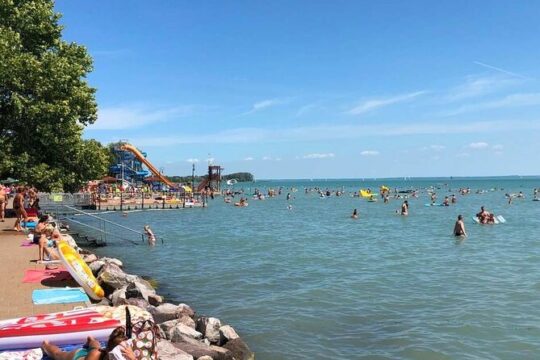 Lake Balaton Trip by Car with Swimming/Bathing in the Lake