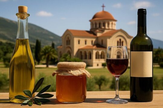 Kefalonia Private Tour with Honey Olive Oil and Wine