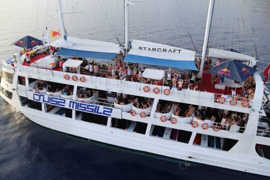 Alanya Party Yacth Tour from Side with Animation and Lunch