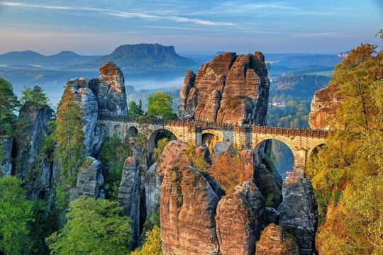 Dresden & Bastei Bridge: Private Day Trip to Germany from Prague