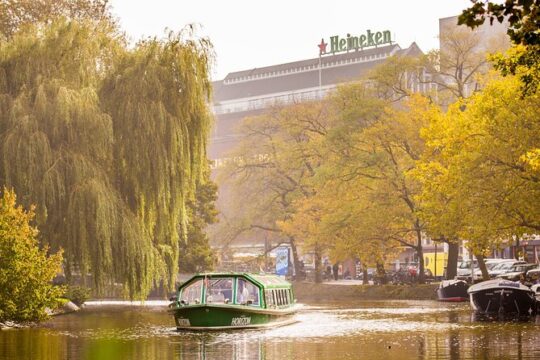 Amsterdam Heineken Cruise with 1 Heineken, Snacks, Live Guide