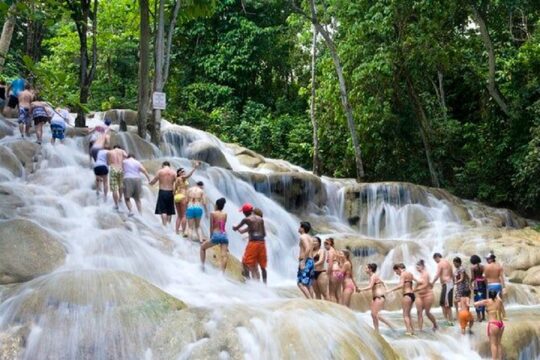 Blue Hole and Dunn's River Falls Private Tour