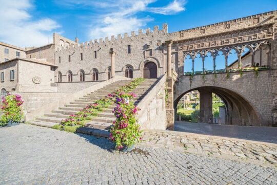 Viterbo and Farmhouse Visit with Wine and Flavors Private Tour