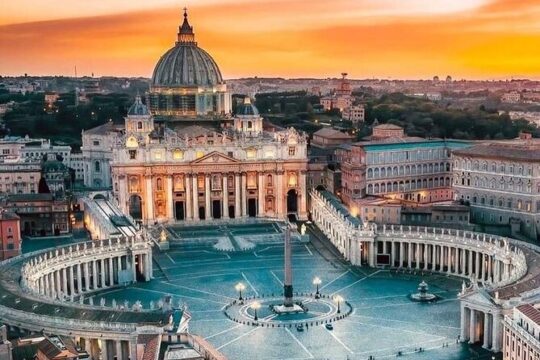 ROME: Saint Peters Basilica Entrance and Audio tour
