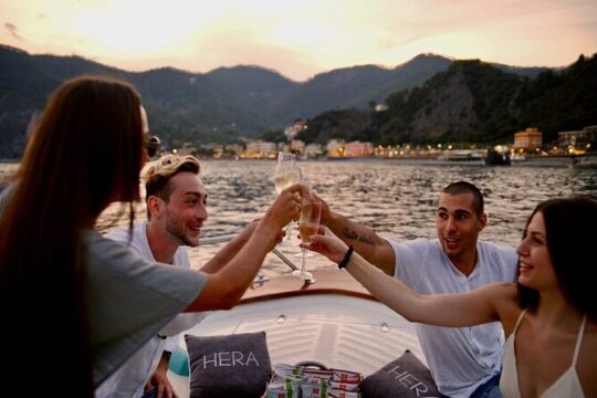 Caprera Sunset Boat Tour with Aperitif from Palau