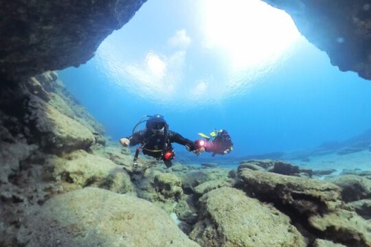Private Guided Dive – Explore Cape Greco’s Tunnels & Caves