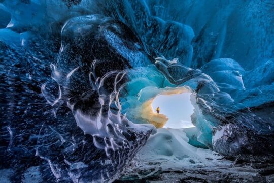2-Day Crystal Ice Cave and South Coast Experience from Reykjavik