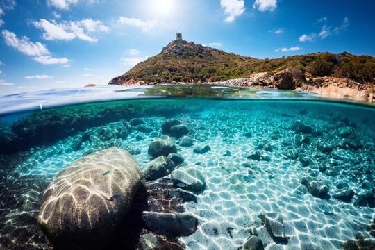 Villasimius: Porto Giunco Beaches and Campus Tour from Cagliari