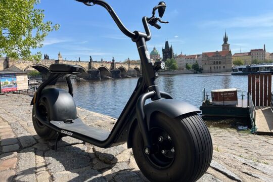 Prague Fat Tire E-Scooter Tour with A Local Guide