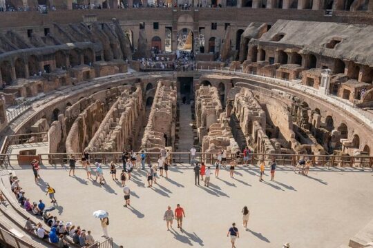 Colosseum Arena Floor and Arches Guided Tour Express